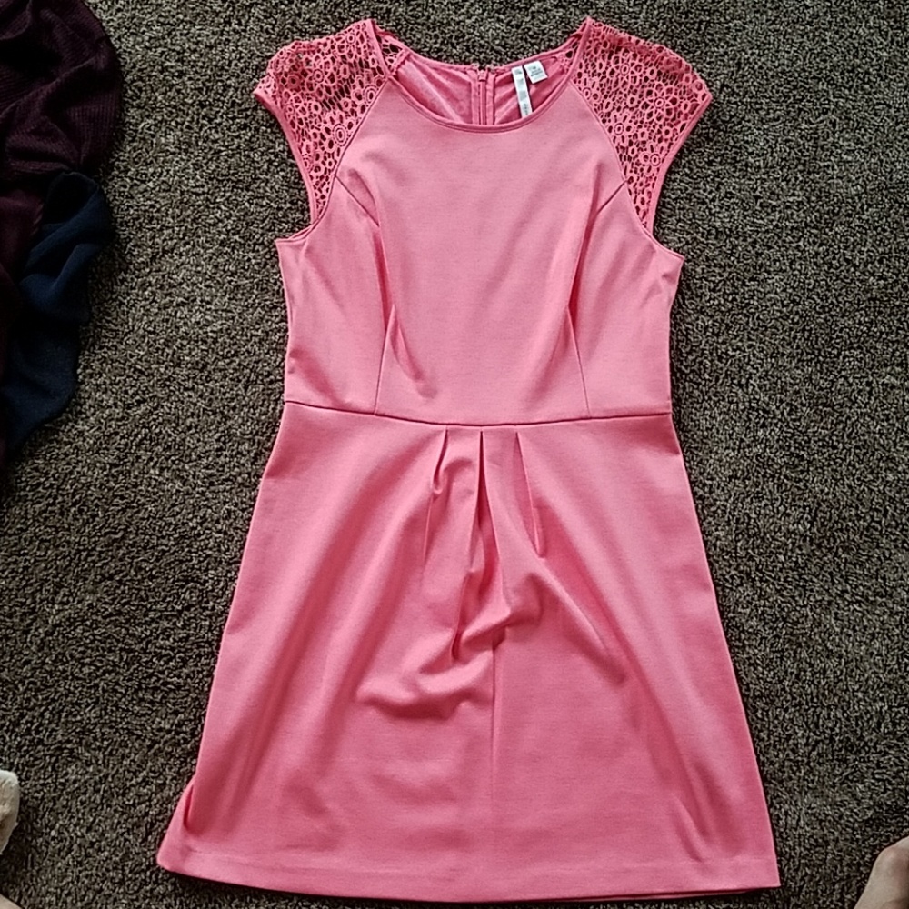 Lauren Conrad coral dress